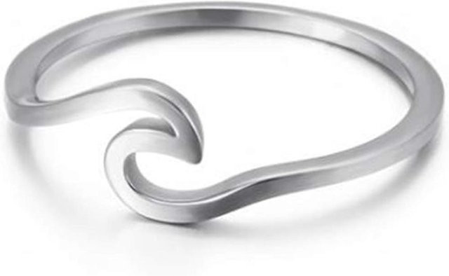 Lucky Star Jewelry Ring Edelstahl, Silber, Damen, Größe 7 - Bild 1