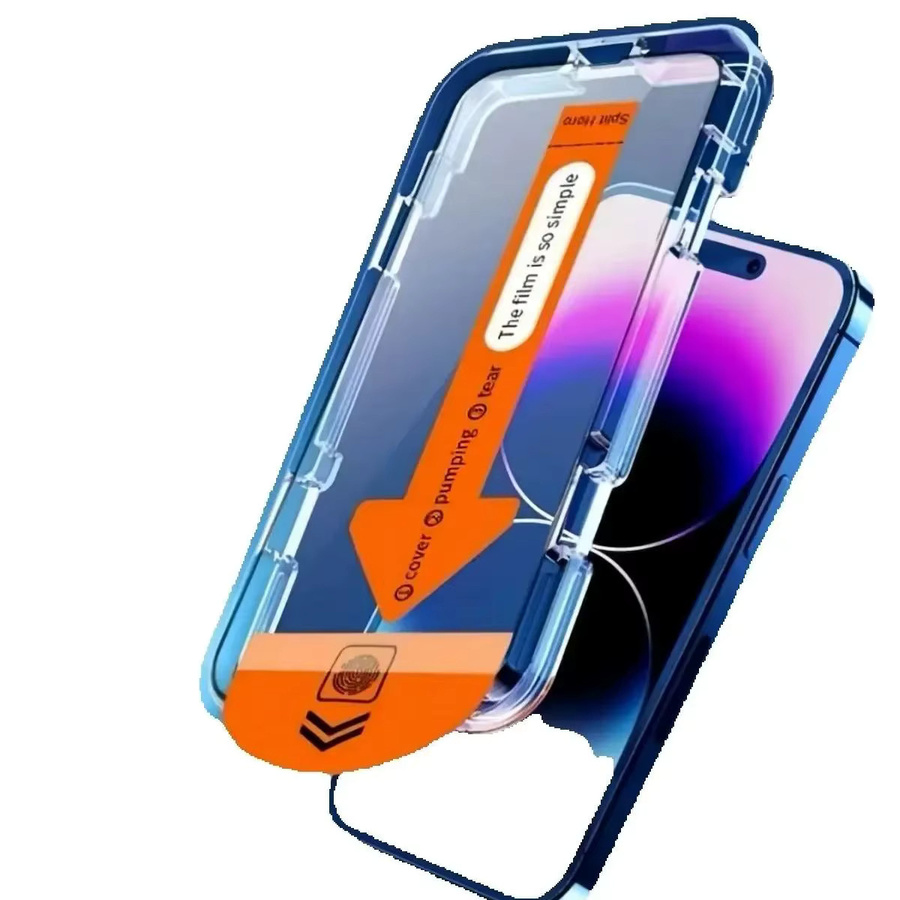 2 Stück Displayschutzfolie aus gehärtetem Glas für die VIVO iQOO-Serie, transparent - Bild 4