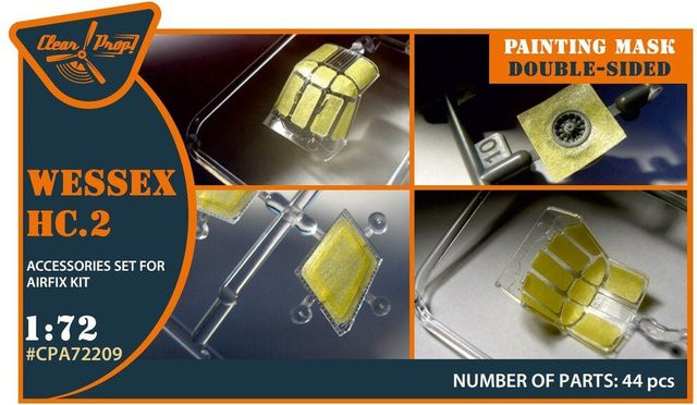Airfix Wessex HC.2, Double-sided painting mask, Zubehör, 1:72 - Bild 1