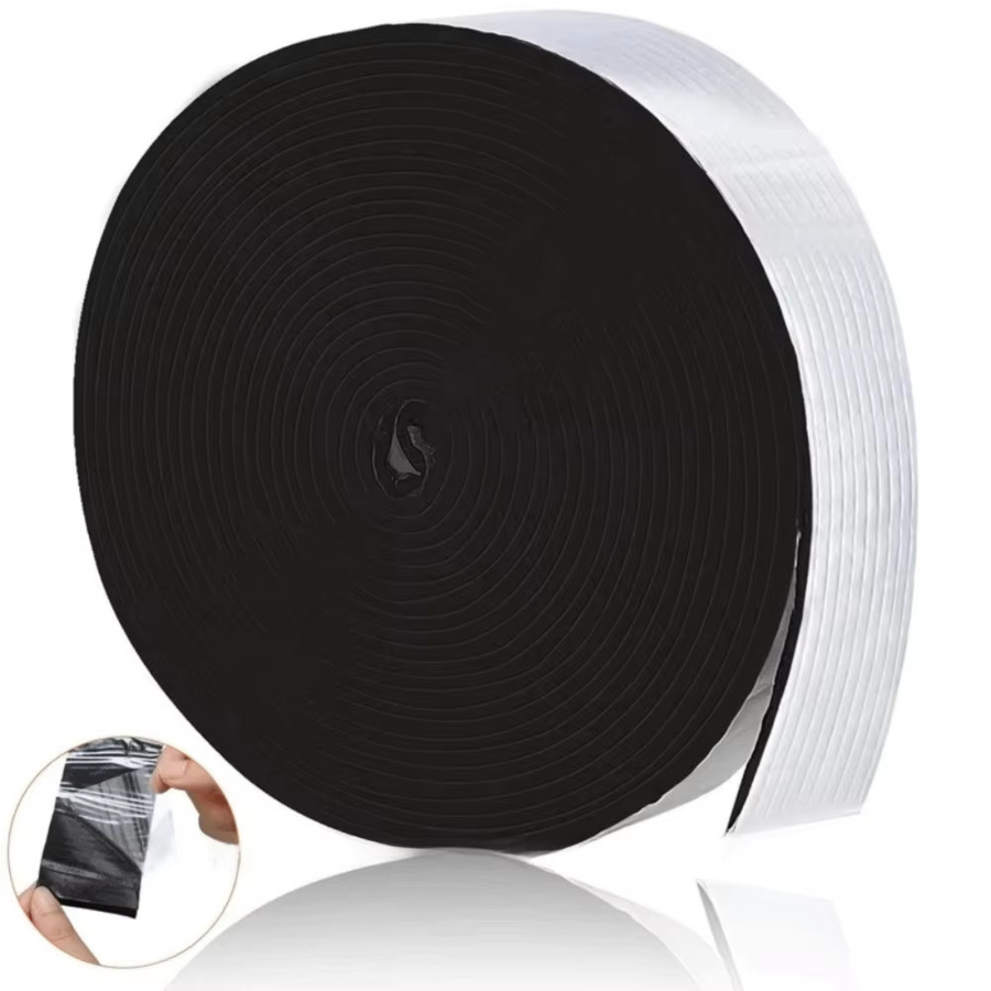 Wasserdichtes Outdoor-Isolierband aus Aluminium-Schaumfolie in Schwarz, 10 m Länge für Brandschutz und Rohrleitungen - Bild 4