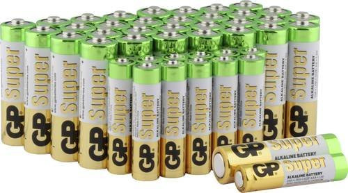 GP Batterie-Set mit 32 Mignon und 12 Micro Batterien 1.5V Alkali-Mangan - Bild 1