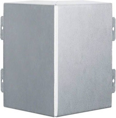 Hager Außeneck LFS601503VERZ aus Stahl in Silber, B: 150 mm, H: 60 mm - Bild 1