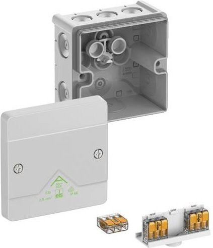 Spelsberg Abzweigkasten 80247001 Grau IP66 B/T/H: 8,7 x 8,7 x 5,2 cm - Bild 1