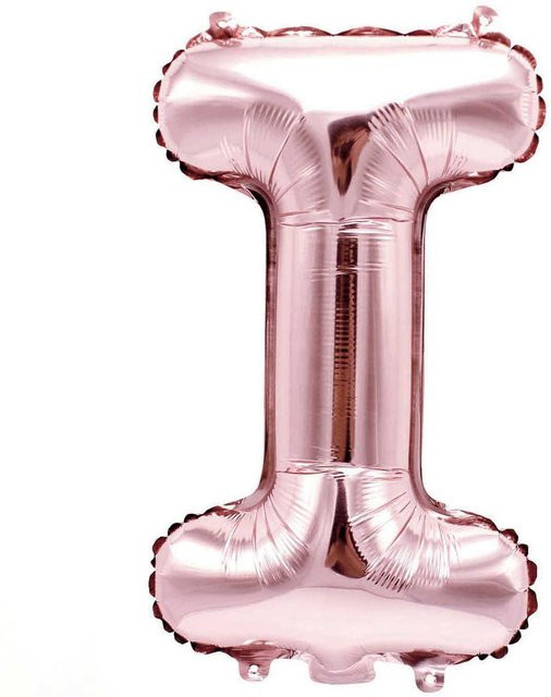 Rico Design Folienballon Buchstabe in Rosa, Höhe: 36 cm - Bild 1