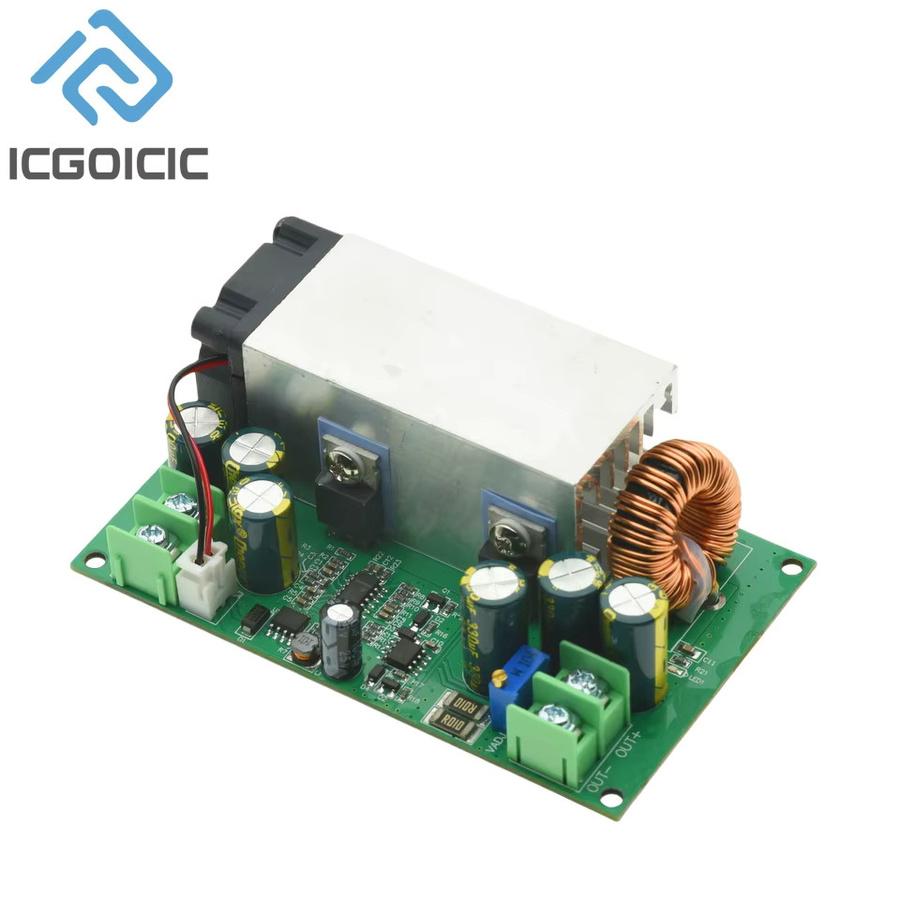 ICGOICIC 600 W DC-DC Abwärtsmodul einstellbarer Hochleistungswandler 12 V-75 V auf 5 V 19 V 21 V 24 V 48 V 25 A - Bild 2