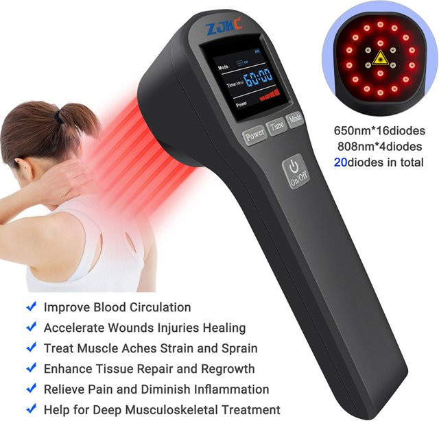 ZJKC Infrarot-Rotlichttherapie Kaltlaser-LLT-Gerät zur Schmerzlinderung - Bild 1