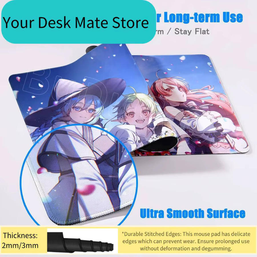 Mushoku Tensei Jobless Reincarnation Anime Roxy Mauspad XXL Multicolor rutschfeste Gaming-Tischunterlage - Bild 2