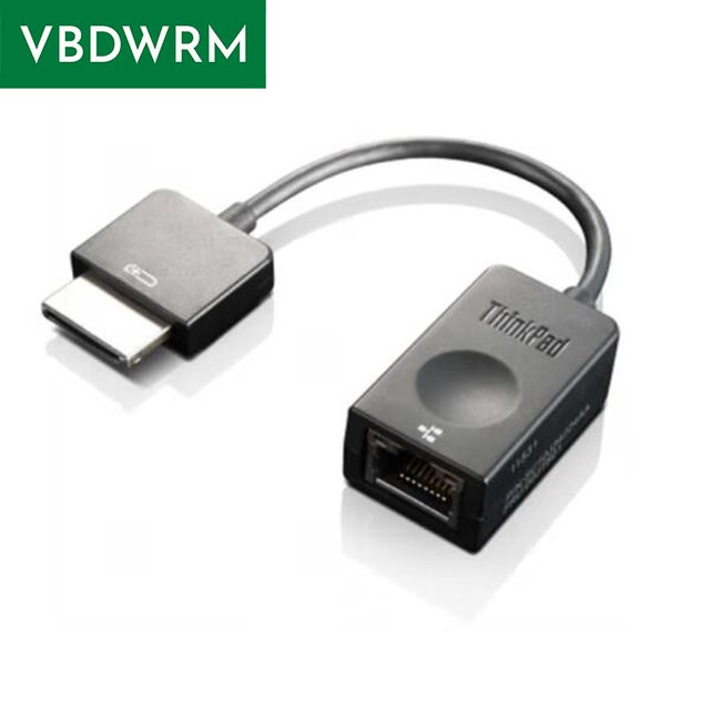Lenovo ThinkPad OneLink+ auf RJ45-Adapter 4X90K06975 Schwarz - Bild 1