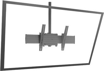 Chief X-Large Single Pole XCM1U Montagekomponente für Deckenmontage in Schwarz - Bild 1