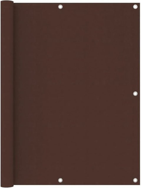 vidaXL Balkon-Sichtschutz aus PU-beschichtetem Oxford-Gewebe, Braun, Breite: 300 cm, Höhe: 120 cm - Bild 1