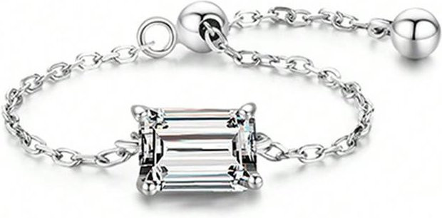 zjy8 Ring 925 Silber, Zirkonia, Damen - Bild 1