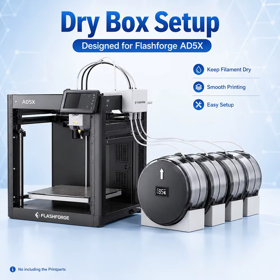 FlashForge AD5X Filament-Trockenbox zur Verbesserung der Druckqualität für FDM-Drucker - Bild 4