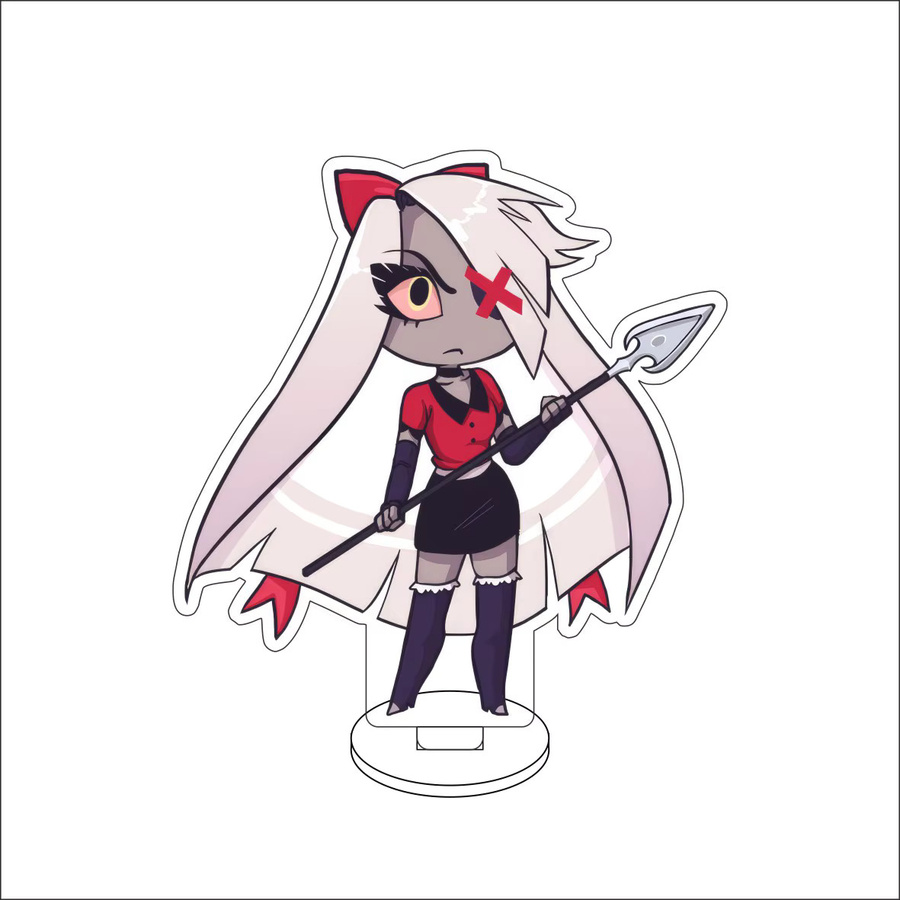 Bandai Hazbin Hotel Niffty Alastor Husk Cherri Bomb Charlie Morningstar Figur, Acryl-Ständer, 10cm - Bild 2