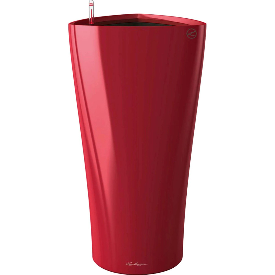 Lechuza Pflanzsäule Delta Premium in Scarlet Rot Hochglanz, B/T/H: 30 x 30 x 56 cm - Bild 2