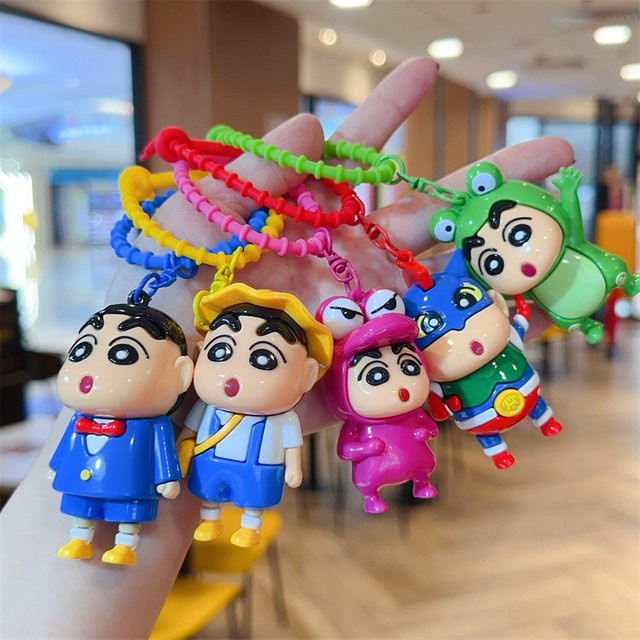Joytop Kawaii Anime Crayon Shin-Chan Schlüsselanhänger, Cartoon Auto-Schlüsselring Anhänger - Bild 1