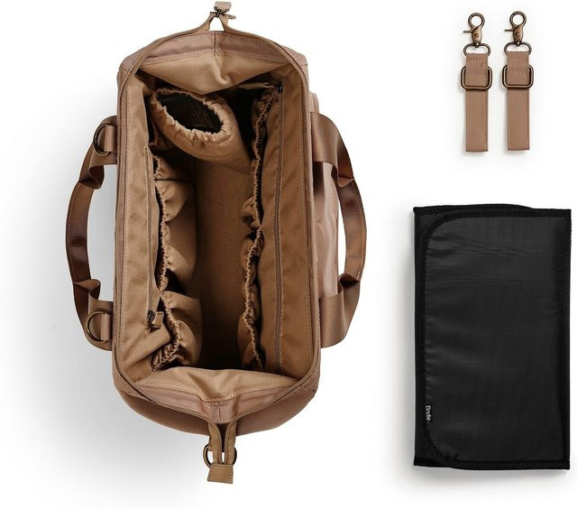 Elodie Wickeltasche Wide Frame Shoulder Bag in Pure Khaki mit Trageriemen, waschbar - Bild 1