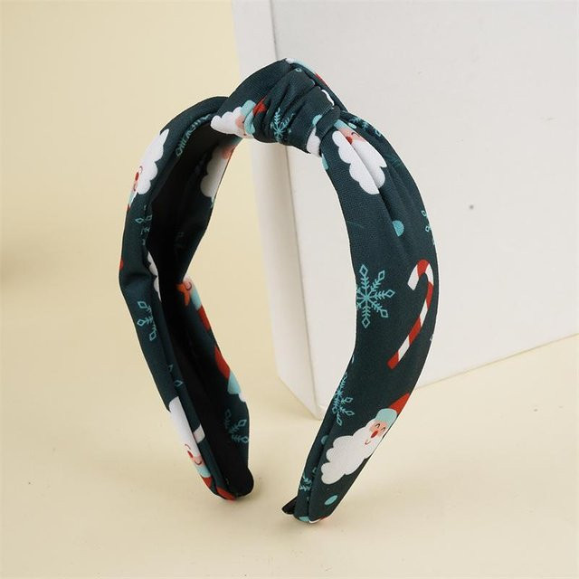 Stirnband Blumenmuster, black, Damen - Bild 1