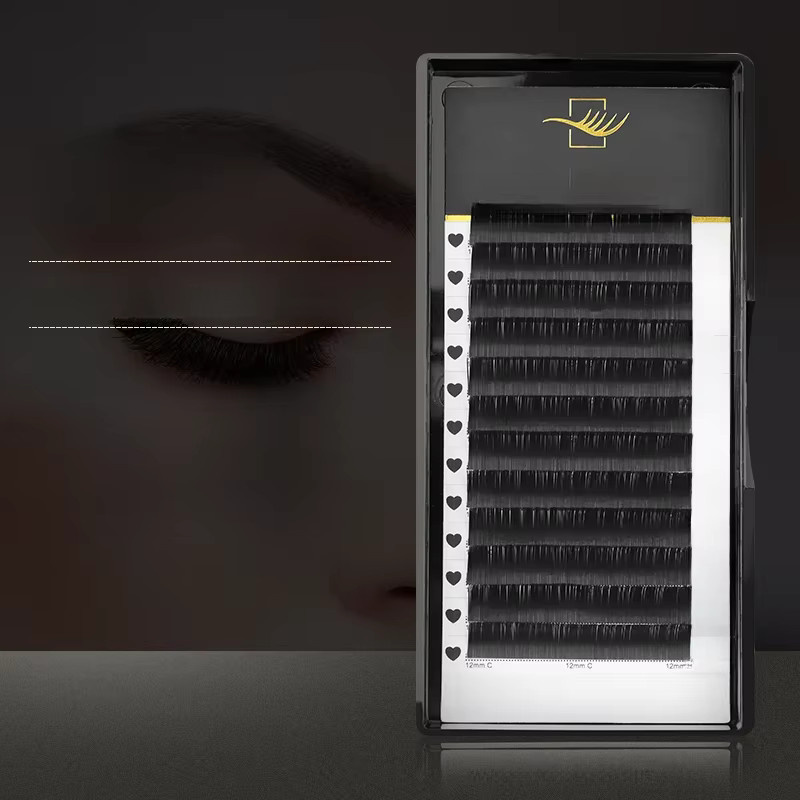 Winky Beauty Flache Ellipsen-Wimpern, matt, rein schwarz - Bild 4