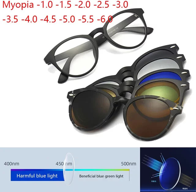 NINJONA 2205A Sonnenbrille, oval, Vollrand, Kunststoff, schwarz, polarisiert - Bild 1