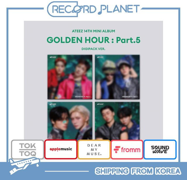 ATEEZ GOLDENE STUNDE : Teil 5 DIGIPACK UNIT VER. Yeosang & Wooyoung Multicolour - Bild 1