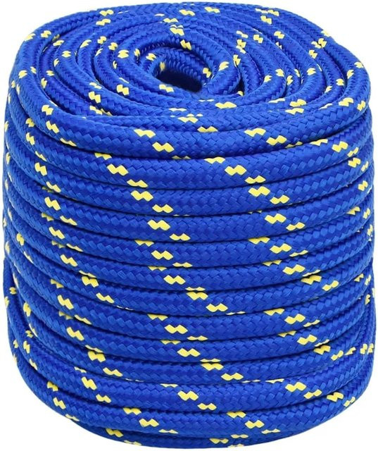 vidaXL Bootsseil Blau aus Polypropylen, Durchmesser: 16 mm, Länge: 25 m - Bild 1