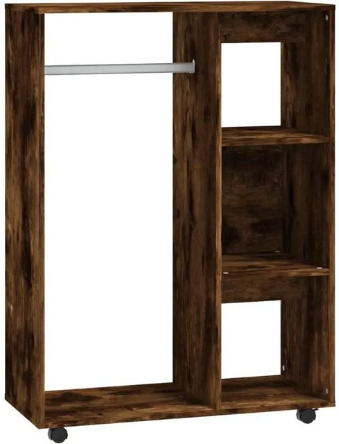vidaXL Kleiderschrank Räuchereiche Braun B: 80 cm, T: 40 cm, H: 110 cm - Bild 1