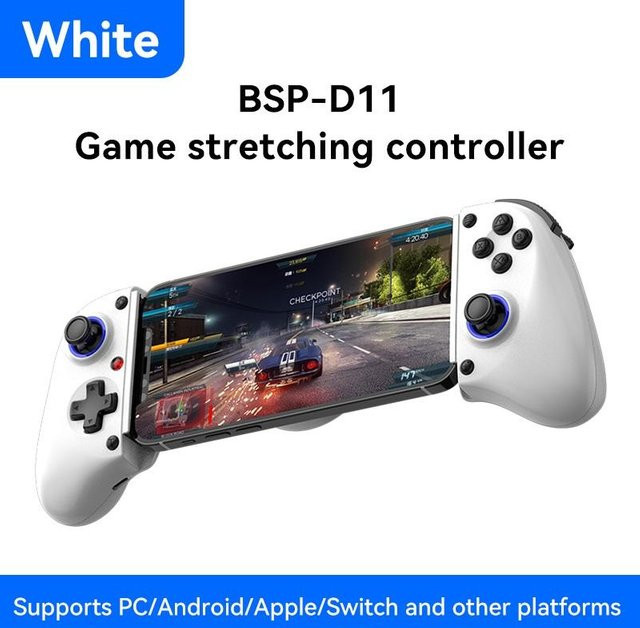 D11 Handy-Gamepad, Bluetooth, Nintendo Switch, Android, iOS, PC, Xbox - Bild 1