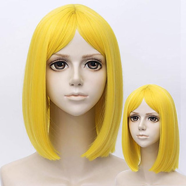 HAIRJOY Cosplay-Perücke Synthetikhaar, 12inches, Gelb, Unisex - Bild 1