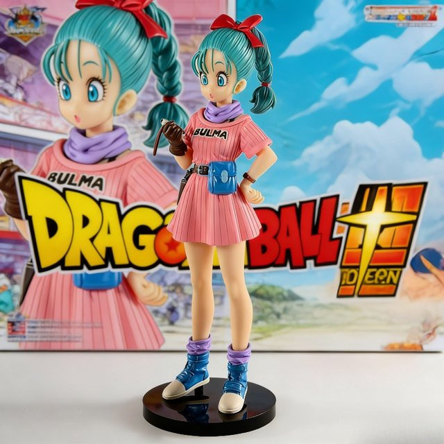 Bandai Dragon Ball Kindheits-Bulma, Actionfigur, 15cm, Rosa - Bild 1