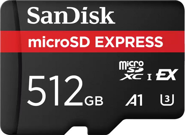 SanDisk microSD Express Card Game Play 512GB Speicherkarte in Schwarz - Bild 1