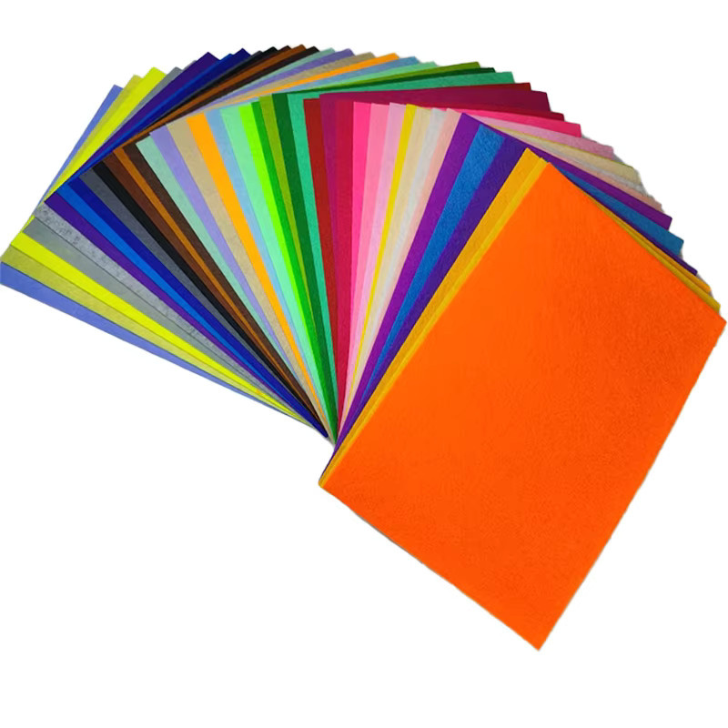 40 Stück Filzteile in A4-Form, mehrfarbiges Vliesstoff-Set mit 1 mm Dicke für DIY-Nähhandwerk - Bild 7