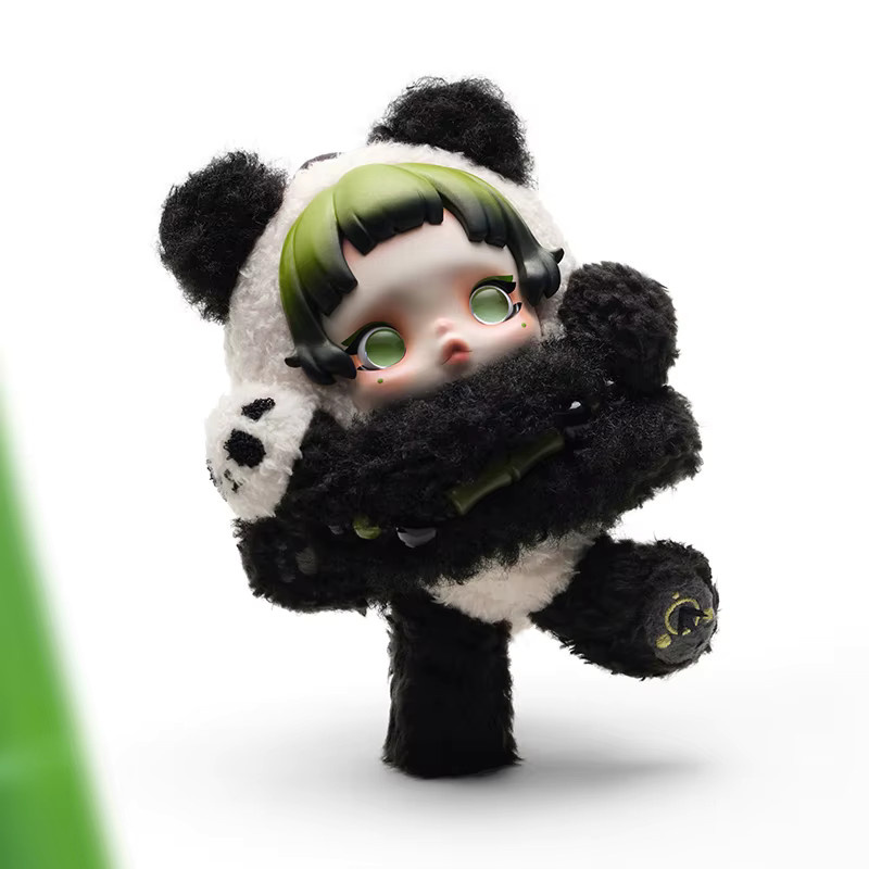 POP MART SKULLPANDA Lazy Panda Plüschpuppenanhänger - Bild 2