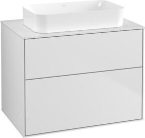 Villeroy & Boch Waschtischunterschrank Finion in Weiß, Wandmontage, B/T/H: 80 x 60,3 x 50,1 cm - Bild 1