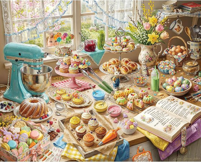 KAYOU Frühlingsküche Puzzle, 1000 Teile, ab 14 Jahren - Bild 1