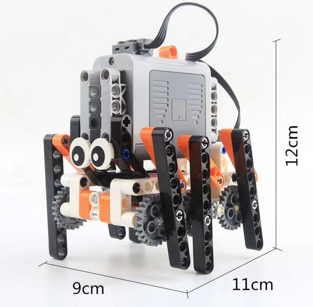 Moc Technischer Baustein Power Functions Motorteile 6-legged Laufroboter Bionische Spinne, ab 14 Jahre - Bild 1