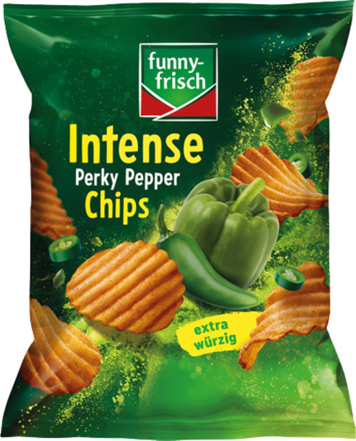 funny-frisch Intense Perky Pepper Chips extra würzig 110 g - Bild 1