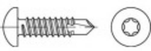 TOOLCRAFT Bohrschrauben mit T-Profil DIN 7504, 6,3 mm Durchmesser, 16 mm Länge, Stahl galvanisch verzinkt, Silber, 500 Stück - Bild 1