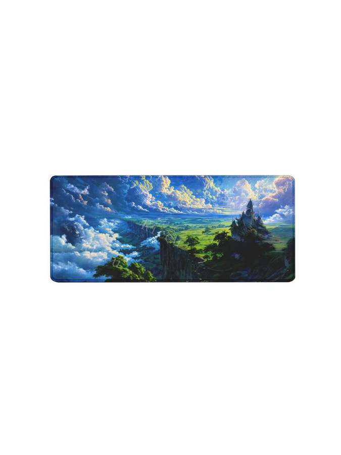 Riccu XXL-Mauspad Landschaft Gummiwald Schreibtischunterlage Multicolor B/T: 900 x 400 mm - Bild 5