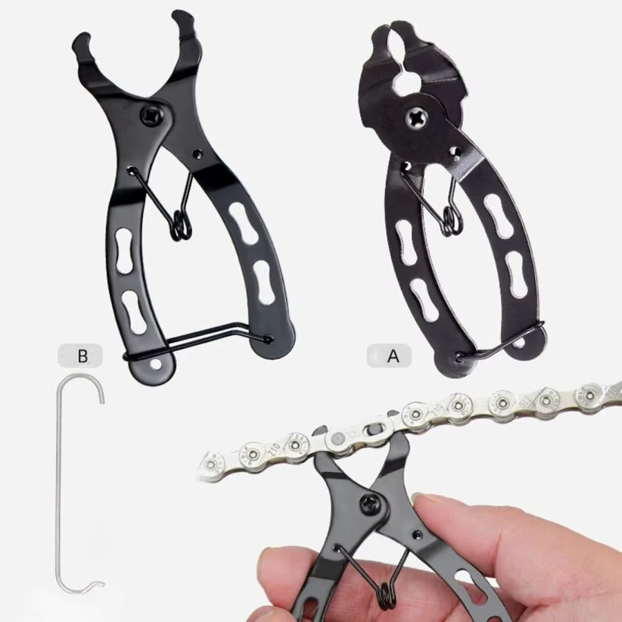 Mini-Fahrradketten-Schnallen-Zange für MTB und Fahrradketten zur Reparatur und Installation in Schwarz - Bild 4