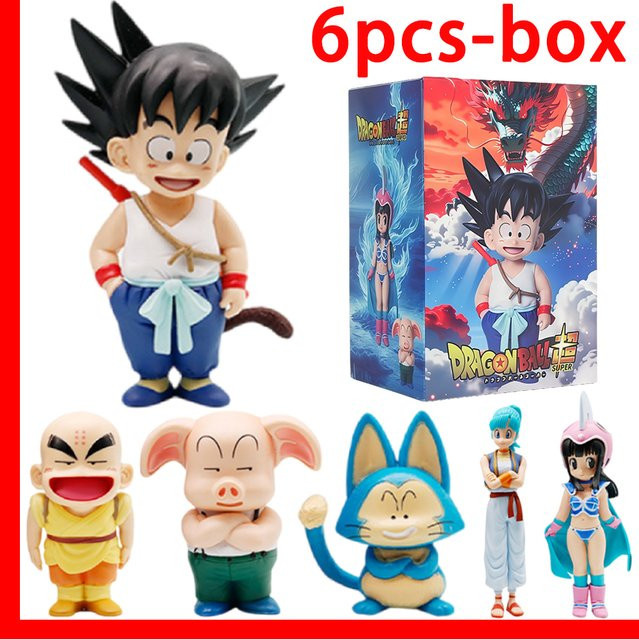 Bandai Dragon Ball Super Son Goku Krillin Bulma, Actionfigur, PVC - Bild 1
