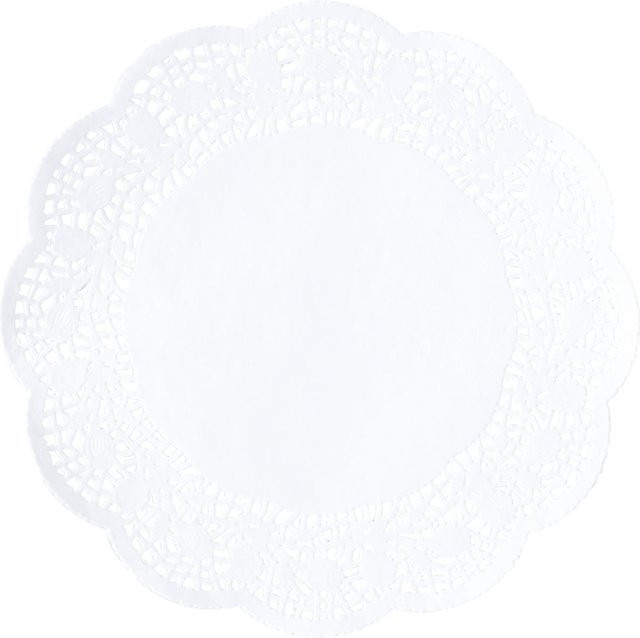 Schneider Tortenspitzen Weiß Ø 34 cm, 100 Stück - Bild 1