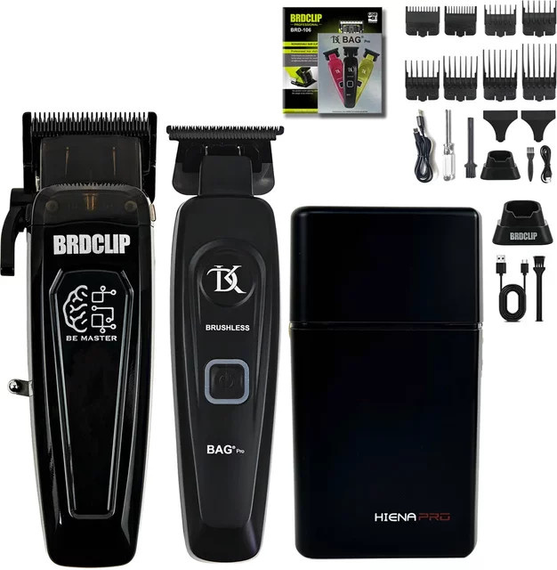 BRDCLIP Elektrischer Akku-Trimmer, Schwarz, Unisex - Bild 1