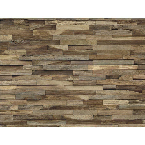 INDO Wandverblender INDO Teak Elegance, braun, geölt, Holz, Stärke: 2 cm - Bild 2