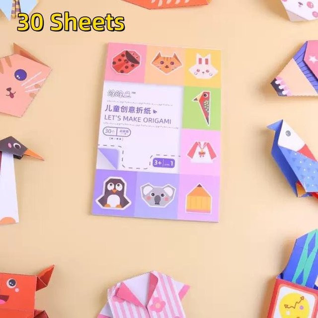 Discover Intime Origami-Set mit 108 bunten Papierblättern für Bastelprojekte und DIY-Kunstwerke - Bild 1