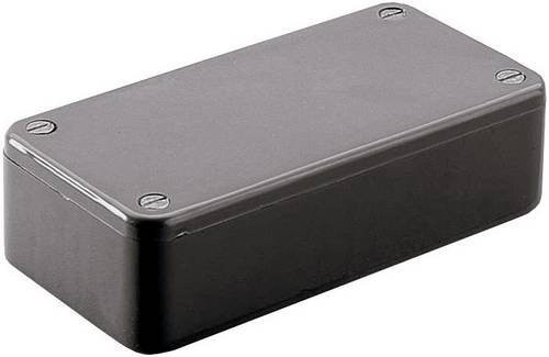 Hammond Electronics 1591SBK Euro-Gehäuse aus ABS Kunststoff in Schwarz, B/T/H: 110 x 82 x 44 mm - Bild 1