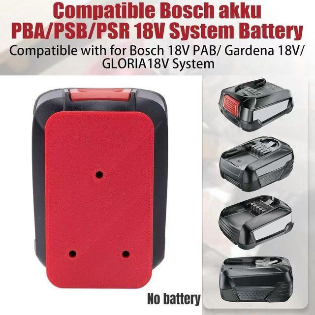 Bosch 18V Green PBA Lithium-Batterie Wandhalterung zur Aufbewahrung von Akkus - Bild 1