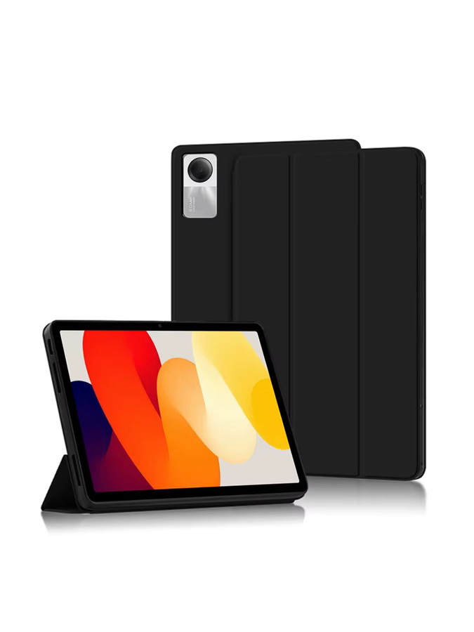 Xiaomi Flip-Cover PU Ledertasche für Redmi Pad SE 11 Zoll Tablet 2023 mit Tri-Fold Standfunktion in Schwarz oder Grau - Bild 6