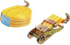 BGS Do it yourself Knarren-Spannband Gelb, Breite: 3,8 cm, Länge: 6 m - Bild 1