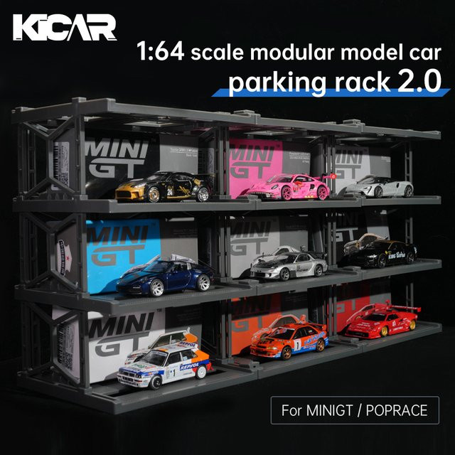 Kicarmod DIY 3D Parkplatz-Modell, 1:64, Zubehör - Bild 1