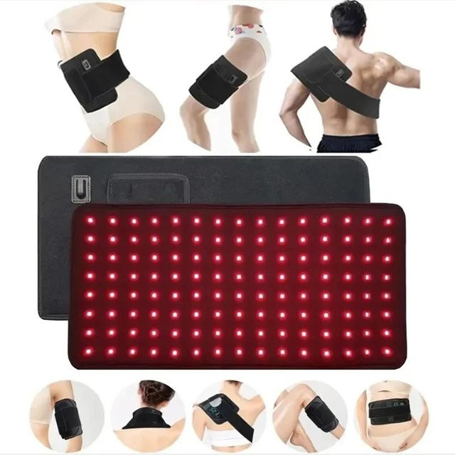 vilnason Lichttherapie-Gürtel Rot & Infrarot, 850nm & 660nm, Körper & Gesicht - Bild 1
